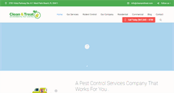 Desktop Screenshot of cleanandtreat.com